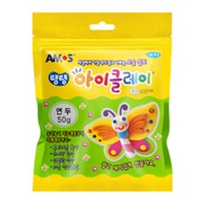 아모스 아이클레이, 50g 연두, 50g, 1개