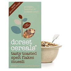 도싯 시리얼 맛있는 토스트 스펠트 플레이크 뮤즐리 - 690g Dorset Cereals Tasty Toasted Spelt Flakes Muesli - 690g (1.52lbs, 1개