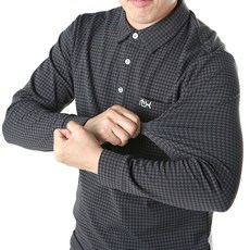 겨울 남성 버킹검 기모 카라 티셔츠 긴팔 티 등산 작업 골프