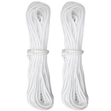 본라이프 천정 건조대줄 교체용끈 다용도줄 빨래건조대줄 베란다 빨래줄 밧줄 노끈 건조줄 캠핑 다용도로프, 화이트, 5m, 2개