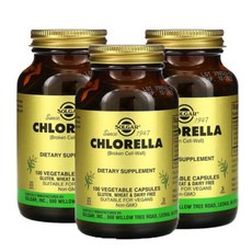 솔가 클로렐라 베지터블 캡슐, 100정, 3개