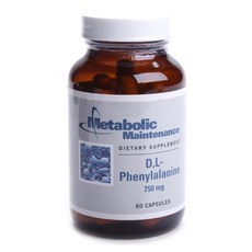 METABOLICMAINTENANCE DL-苯丙氨酸 750mg 膠囊, 60顆, 1罐