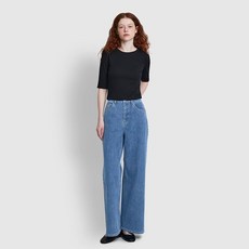 JAJU 여 와이드 데님 팬츠 J126901002051 650114