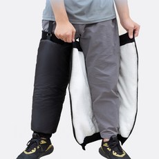 캠프맨 오토바이 발토시 방한용품 다리 보온 토시, 1개, 블랙