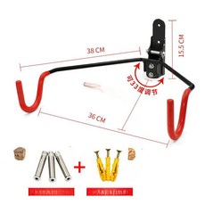 거치대 스탠드형 진열대 보관용 전시대 겸용 정비대 실내, 1개, 더블 레드 후크 회전 가능 스테인리스 75KG