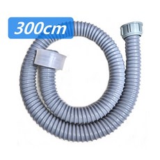 다파라닷컴 부드럽고 유연한 주방 싱크대 연결 배수호스 300cm, 1세트, 혼합색상