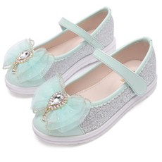 J's mom 女童雪紡立方絲帶鞋 JA502