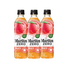 자연은 더말린 제로 복숭아, 500ml, 10개