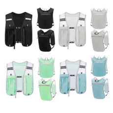 러닝조끼 트레일 런닝 마라톤 러닝백 베스트, 1개, 민트