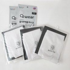 블랙야크 쿨토시 화이트3개 + KF94 황사마스크2개, 화이트, 1개