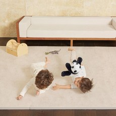 에코폼 아기 유아 맘편한 매트 슈퍼 리뉴얼 TPU 퍼즐매트 층간소음 방지, 1세트, 네츄럴스톤