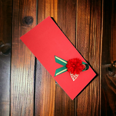 쥬얼포레 정성을담아 럭셔리 용돈봉투 용돈선물 부모님용돈선물 돈봉투 세뱃돈봉투 축하 선물 봉투, 레드