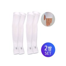 PGA투어 쿨토시 손가락형, 화이트, 2세트