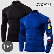 [1+1] 아르메데스 남성용 기능성 긴팔 터틀 언더레이어