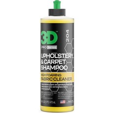 3D 실내장식 및 카펫 샴푸 고거품 얼룩 제거제 냄새 제거 16온스, 16 온스 (1개 팩)