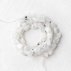 비즈아이 [5480-34]원석 못난이 약6x8mm 천연석 천연오팔 반줄(약19cm)