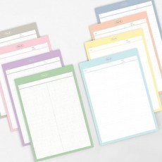 플랜비 메모패드 - B5, 옵션선택, 그리드-퍼플