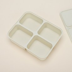 硅膠輔食盒 可蒸煮專用冰格冷凍盒, 1個, 4格兒童輔食盒-深粉色