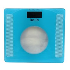 kolin 歌林 超薄電子體重計 最高承重 180KG, 藍色, 1個, KWN-DLW801