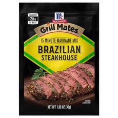 McCormick Grill Mates 브라질 스테이크하우스 마리네이드 믹스 30.1g(1.01온스), McCormick Grill Mates 브라질 스테이크