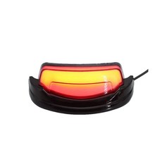 OD 할리 호환 투어링 튜닝 리어 후방 펜더 라이트 테일라이트, P1BA0(유광블랙-스모크 쉘)