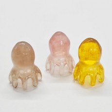 문어괄사 괄사마사지 마사지스틱 두피괄사 머리마사지 림프순환 두피괄사, 골드, 골드