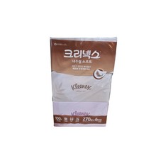 크리넥스 내추럴 소프트 미용티슈 270매 * 6입, 270매입, 6개