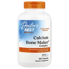 건강챙기세요 Doctor's Best Calcium Bone Marker® 복합체 캡슐 180정 백살까지오래오래, DoctorsBestCalciumBoneMarker복합, 1개