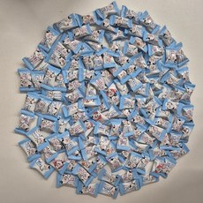 롯데제과 폭신한 말랑카우 밀크3.3g 간식 대용량 126개, 158g, 1