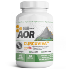 AOR Curcubiva 素食膠囊 無麩質素食主義者, 60顆, 1罐