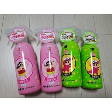 (향 선택) 발을씻자 짱구 온더바디 풋샴푸 385ml 복숭아향 민트초코향 + (특별증정), 민트초코향4개+페디큐어세트, 1개, 1개입