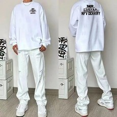 美式速乾長袖網眼投籃服圓領束口二本針T恤 寬鬆透氣運動籃球上衣