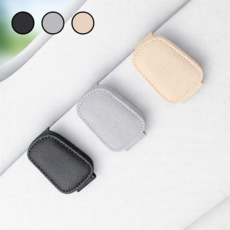 호담즈 원터치 강력자석 차량용 안경 거치대, 베이지, 2개