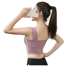 【120公斤可穿中高強度】大尺碼運動內衣 大尺碼內衣 大尺碼運動背心 可拆式胸墊 透氣 寬肩帶