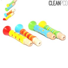 육땨 우드피리 색상랜덤 교육용악기 유치원악기 음악치료악기