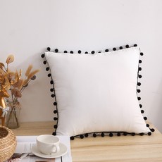 立體純色抱枕 - 2026新款簡約風 沙發/學生/家用單人枕頭, 藍色,45*45毛球抱枕帶芯/個, 1個