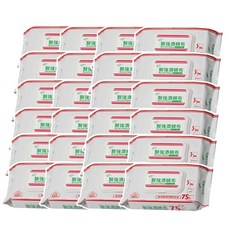 醫強75抗菌酒精布 濕紙巾 酒精擦 60抽包 20x15cm, 24個, 24個裝