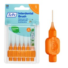 TEPE 테페 일자형치간칫솔6P 모강도 사이즈택일, OR0.45mm, 4개, 6개입