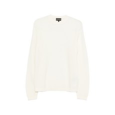 엠포리오아르마니 크루넥 텍스처 스웨터