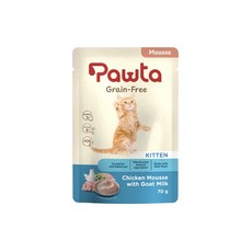 Pawta 幼貓雞肉慕斯佐羊奶, Chicken Mousse with Goat Milk, 70g, 1包