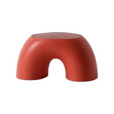의자 플라스틱 무지개 모양 발판 안전 어린이 계단식 거실 실내 가구 장난감, 01 Red