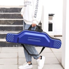 大肚包釣魚包硬殼竿包 合金材質漁具包 魚竿包漁輪包路亞包 - 臺灣出貨, 硬abs肚包,1.25米小肚藍色