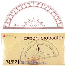 교수용 분도기 1개입 60CM 유아교육과 도형그리기 원그리기 학용품 학교준비물