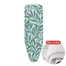 스탠딩다리미판 교체커버 입식 다림질판 대형 코튼 천 카바, 소형 초록 잎사귀 커버 길이90 폭30cm
