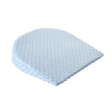 台灣熱銷 寶寶靠枕 幼兒防吐奶斜坡墊防溢奶護頸斜坡枕新生兒矯正可折疊墊哺乳專用 W109, 藍色15度墊