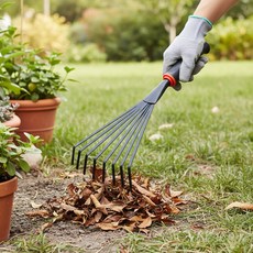 휴대용 낙엽 갈퀴 청소 제거 정원 잔디 마당 조경 손갈퀴 도구 소형
