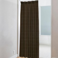 NITORI 니토리 프리컷 간막이 커튼 플레인2 브라운 140X250