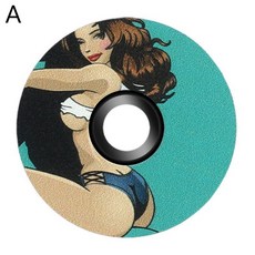 28.6mm 포크 튜브 헤드셋 캡 사이클링 액세서리와 호환되는 MTB 로드 바이크 볼 커버 자전거 스템 탑 캡, A, 1개