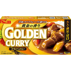 에스비 S&B 골든 카레 아마구치 (순한맛), 2개, 198g