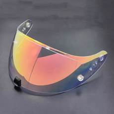 蠍子Scorpion EXO-R1/1400/520氣囊賽道頭盔鏡片副廠 安全帽頭盔鏡片, 極光紅, 1個